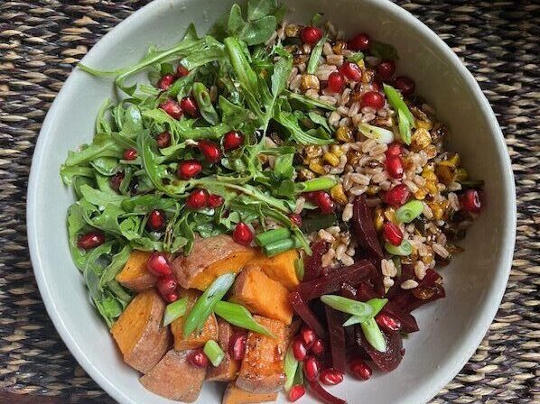 vegan power bowl made by private chef in greensboro